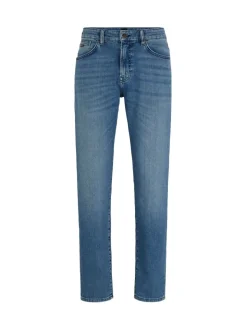 BOSS Sky Blue Maine Regular Fit Stretch Jeans