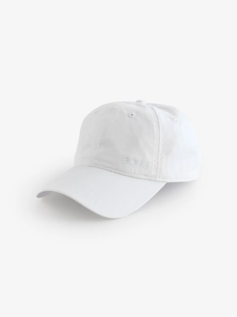 BOSS White Lach Logo Cap
