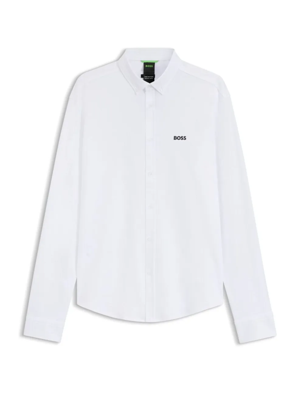 BOSS White Motion Regular-Fit Long Sleeve Shirt