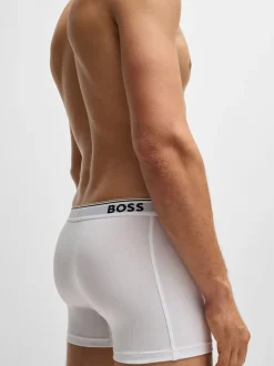 BOSS White Power Stretch Cotton 3 Pack Boxers