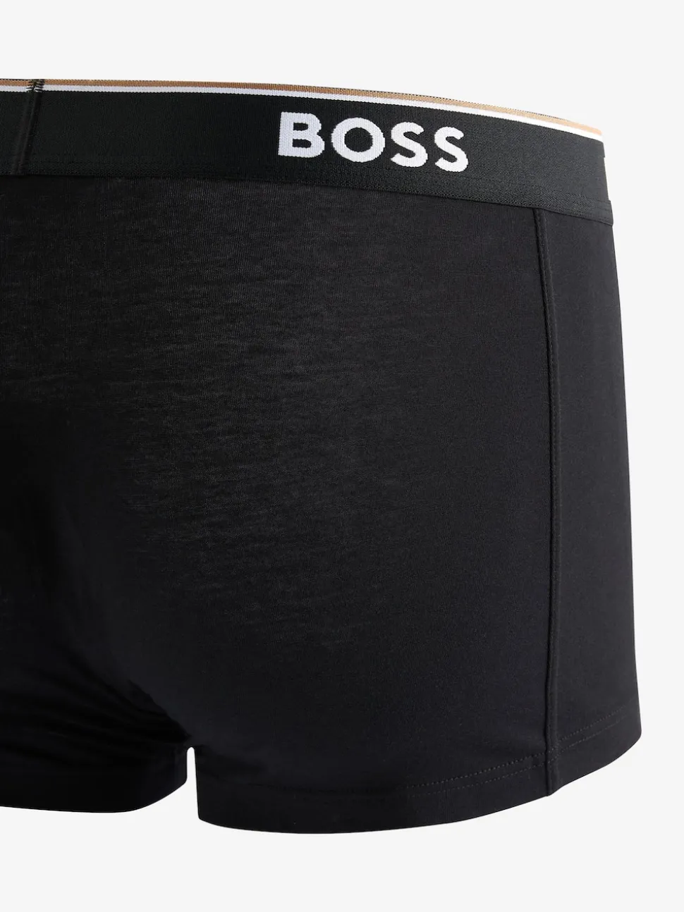 BOSS White/Grey/Black Power Stretch Cotton 3 Pack Boxers