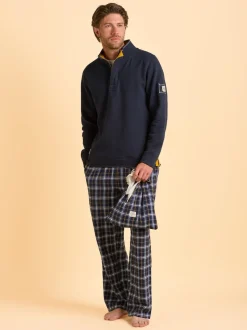 Brakeburn Blue Chalbury Pyjama Bottoms