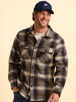 Brakeburn Natural Badbury Check Shirt