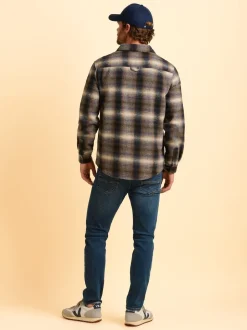 Brakeburn Natural Badbury Check Shirt