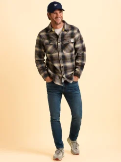 Brakeburn Natural Badbury Check Shirt