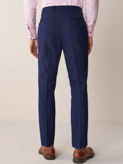 Bright Blue Skinny Fit Two Button Suit Jacket