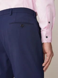 Bright Blue Skinny Fit Two Button Suit Jacket