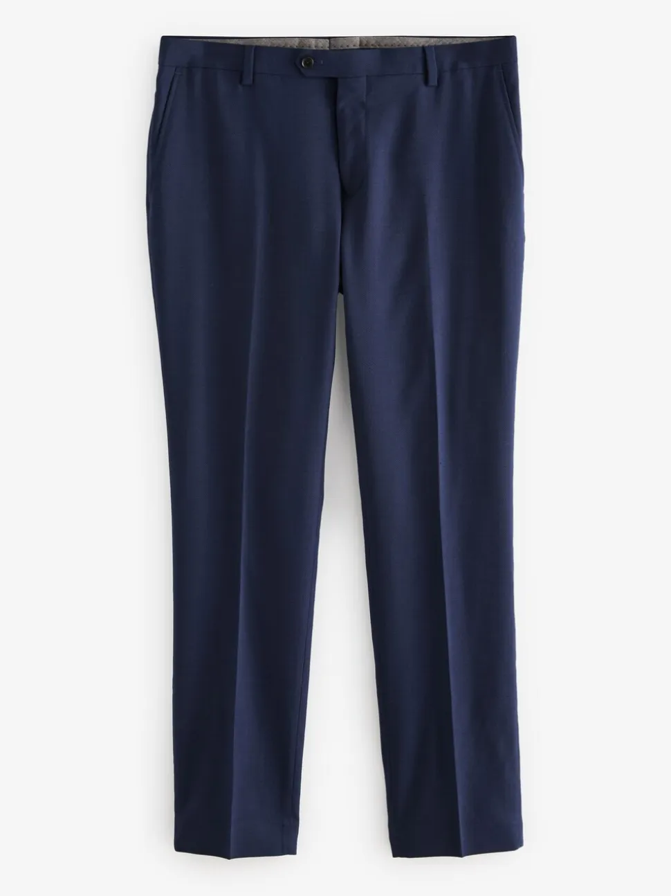 Bright Blue Slim Fit Signature Tollegno Suit Trousers