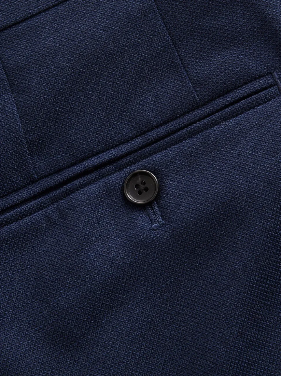 Bright Blue Slim Fit Signature Tollegno Suit Trousers