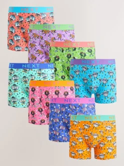 Bright Disco Character 8 pack Trunk Boxers