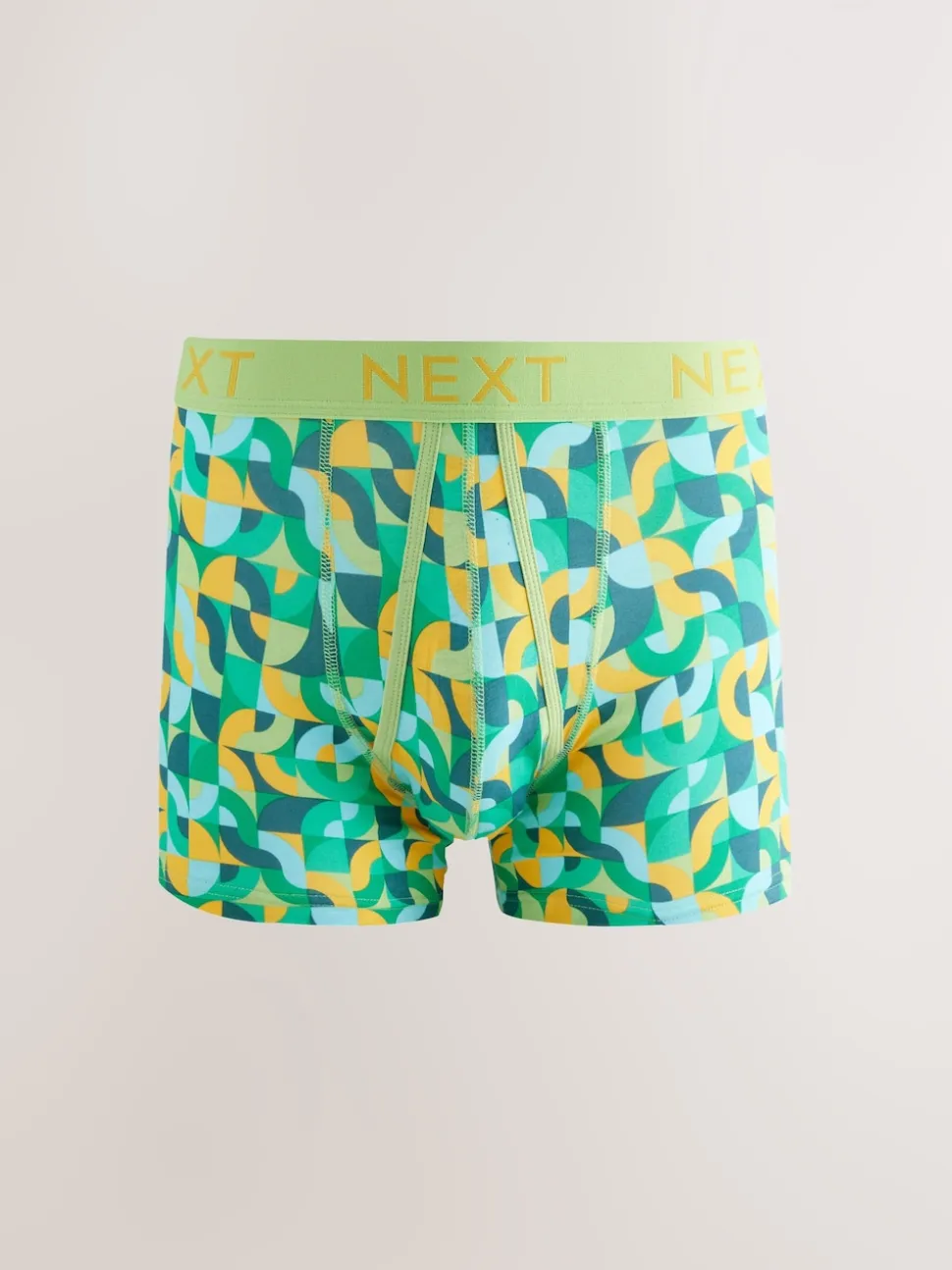 Bright Geometric Pattern A-Front Boxers 8 Pack