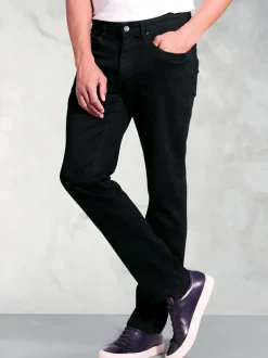 Brook Taverner Black 5 Pocket Denim Jeans