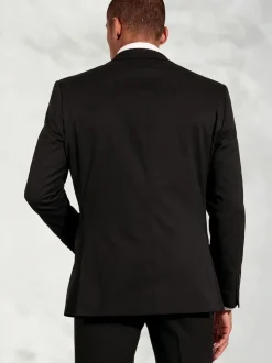 Brook Taverner Black Plain Suit Jacket