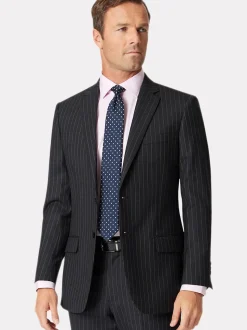 Brook Taverner Black Wool Suit Jacket