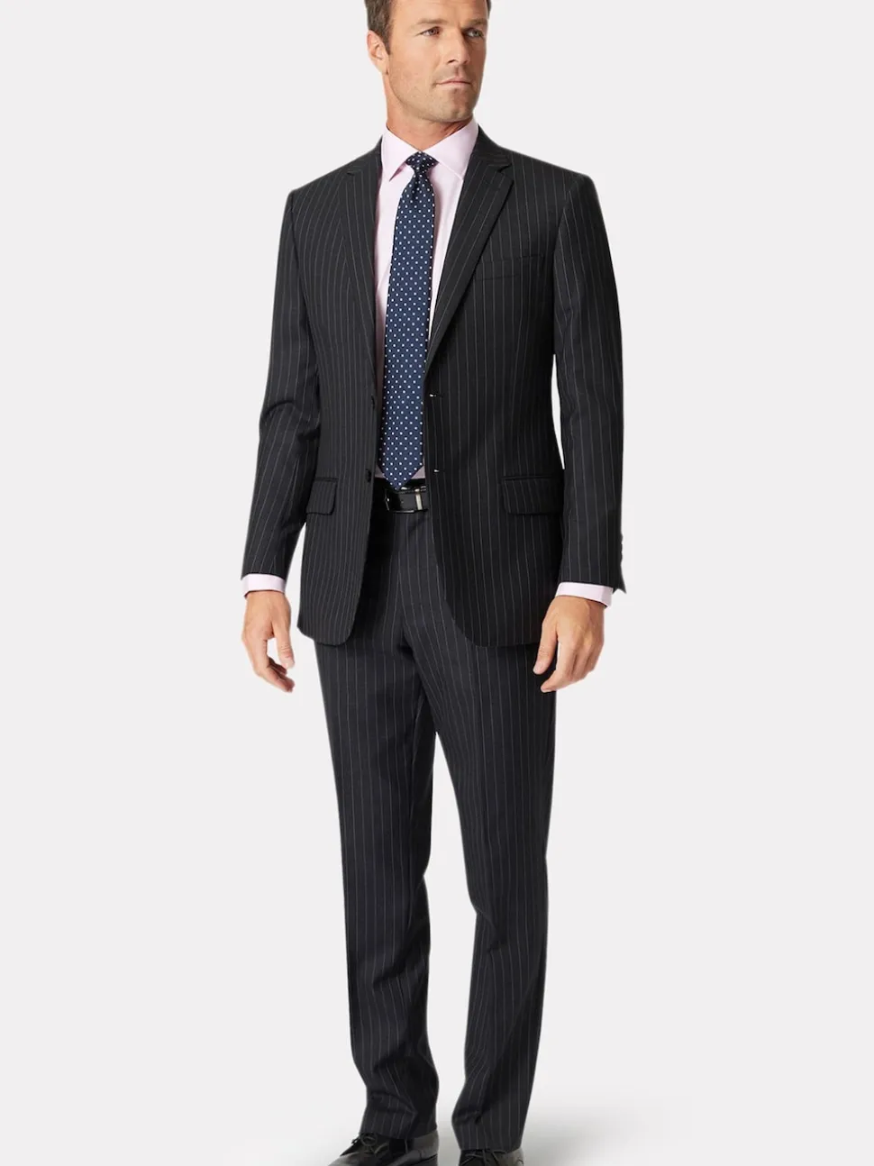 Brook Taverner Black Wool Suit Jacket