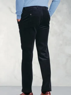 Brook Taverner Blue Corduroy Trousers