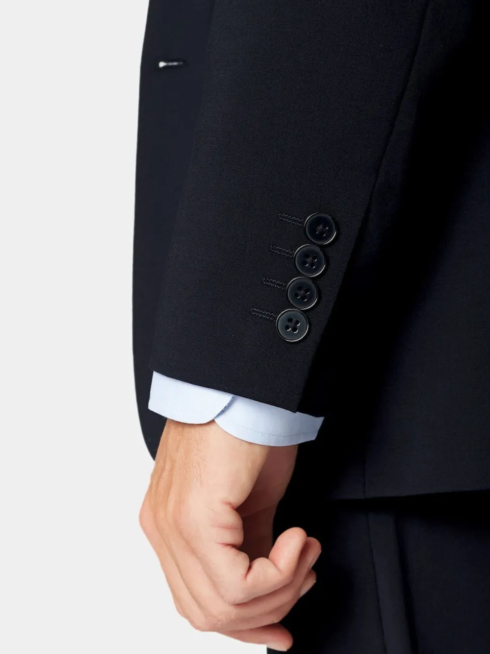Brook Taverner Blue Dark Suit Jacket