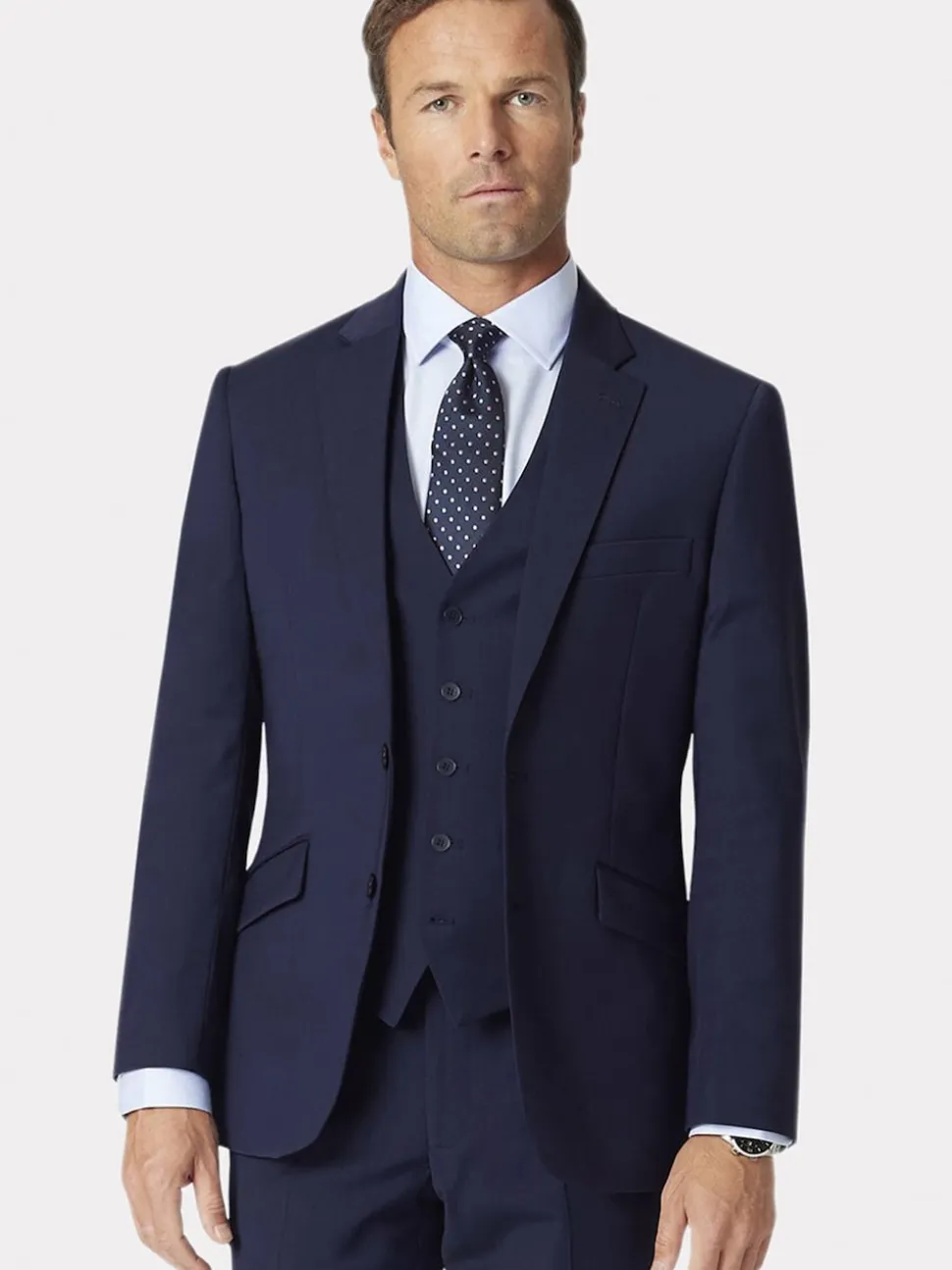 Brook Taverner Blue Suit Jacket