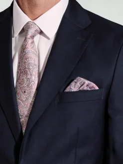 Brook Taverner Blue Wool Suit Jacket