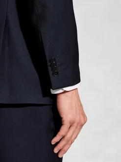 Brook Taverner Blue Wool Suit Jacket