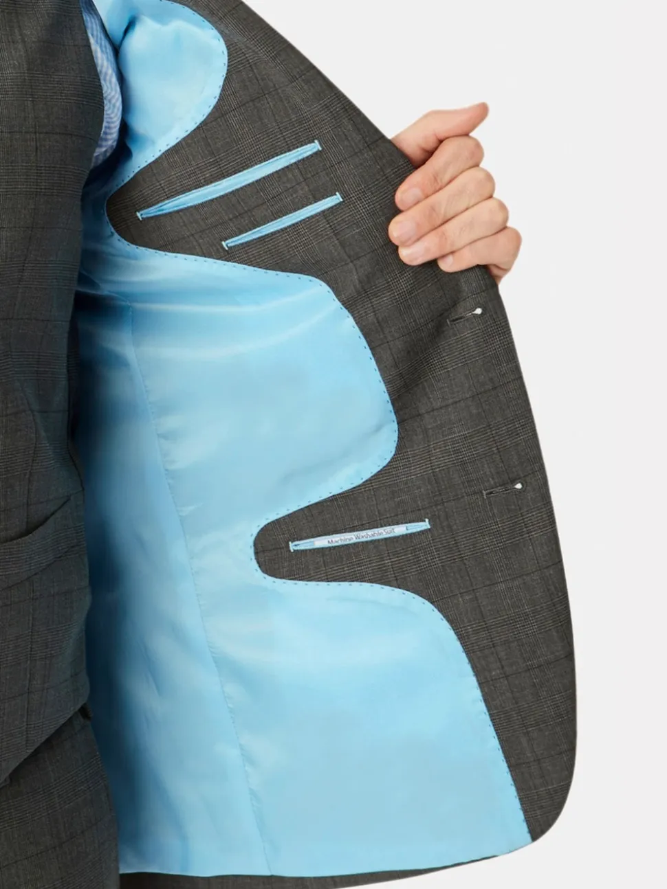 Brook Taverner Grey Cassino Slim Fit Jacket