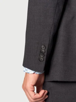 Brook Taverner Grey Wool Blend Suit Jacket