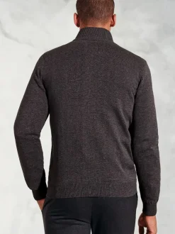 Brook Taverner Grey Zip Through Cardigan