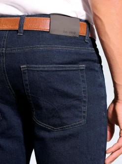 Brook Taverner Navy Blue 5 Pocket Denim Jeans