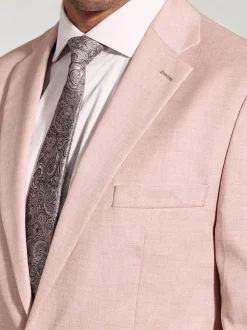 Brook Taverner Pink Textured Occasion Suit Jacket