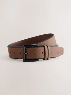 Brown Casual Leather Belt