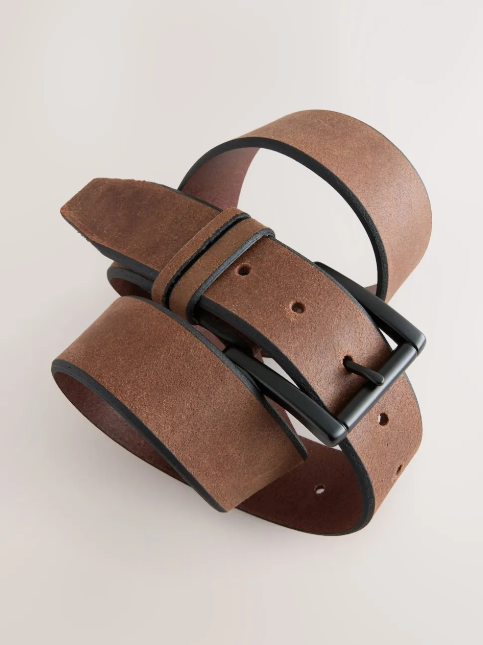 Brown Casual Leather Belt