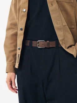 Brown Casual Leather Belt