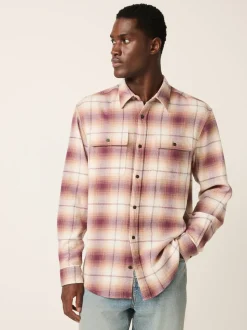 Brown Check Long Sleeve Shirt