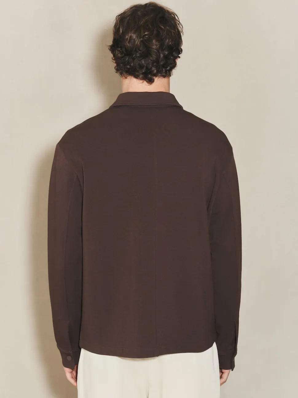 Brown Chocolate EDIT Long Sleeve Shacket