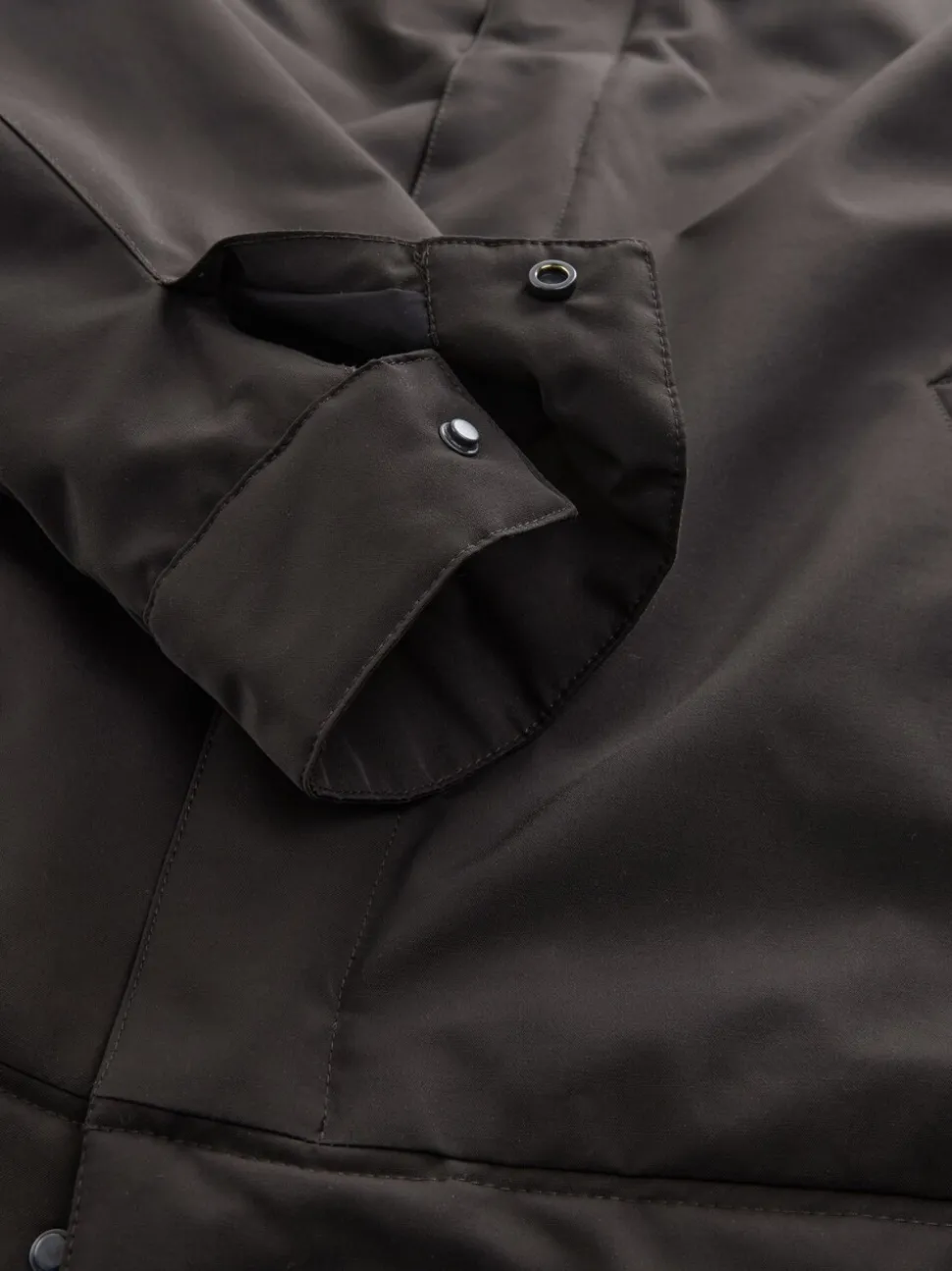 Brown Drytech Quilted Shower Resistant Jacket