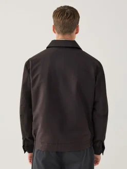 Brown Drytech Quilted Shower Resistant Jacket