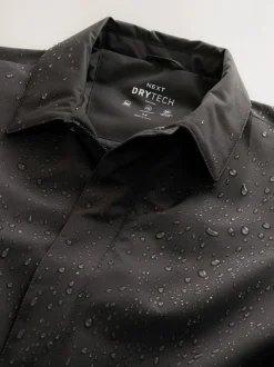 Brown Drytech Quilted Shower Resistant Jacket