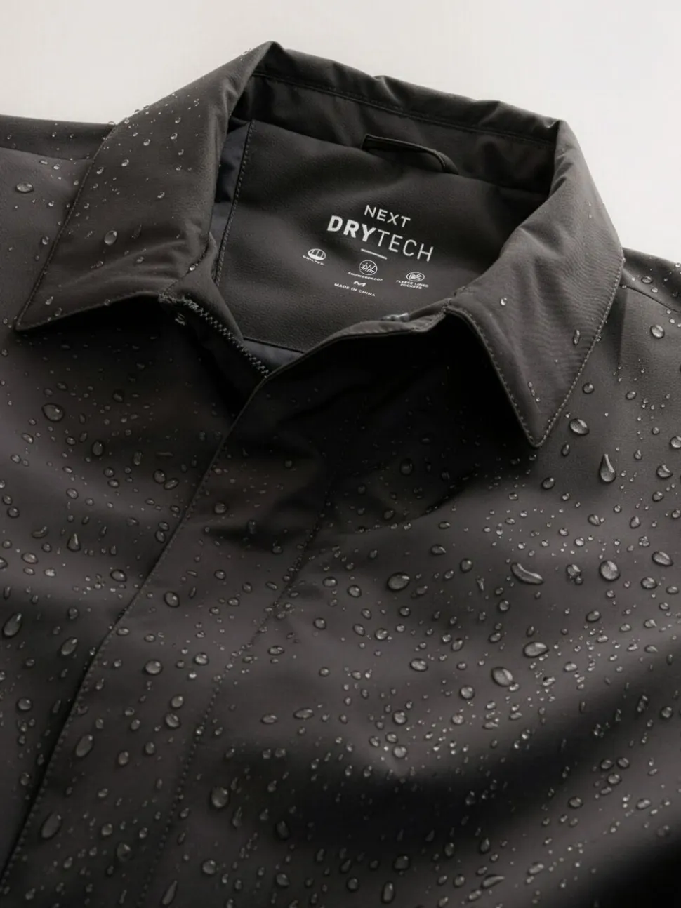 Brown Drytech Quilted Shower Resistant Jacket