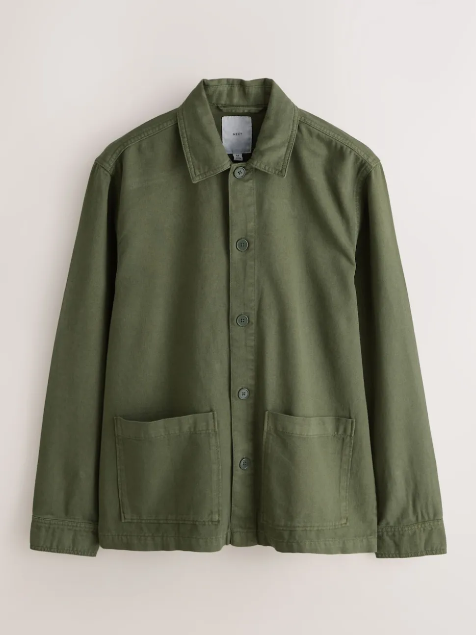 Brown Hem Pocket Shacket