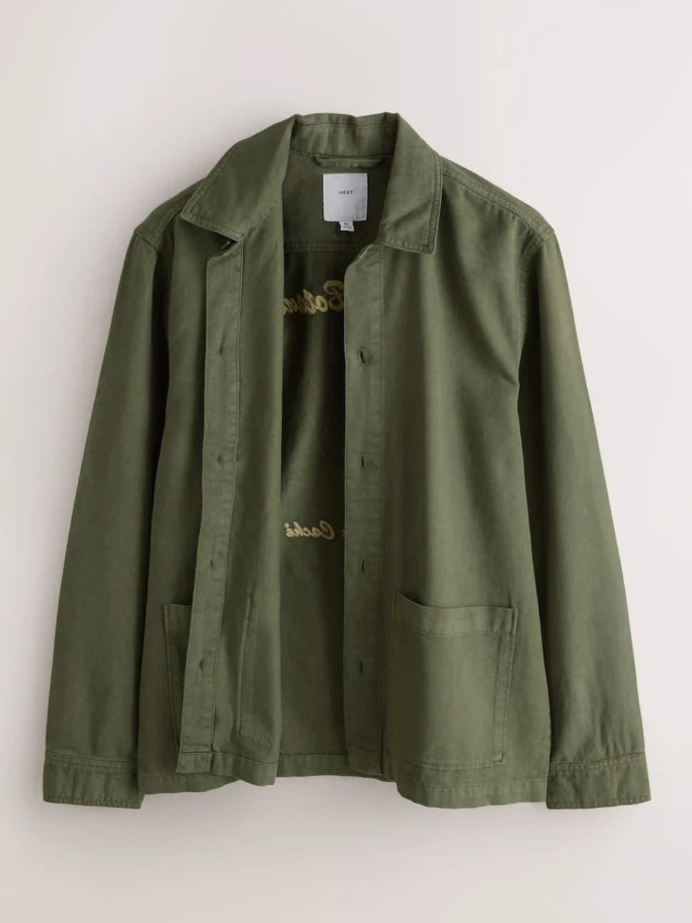 Brown Hem Pocket Shacket