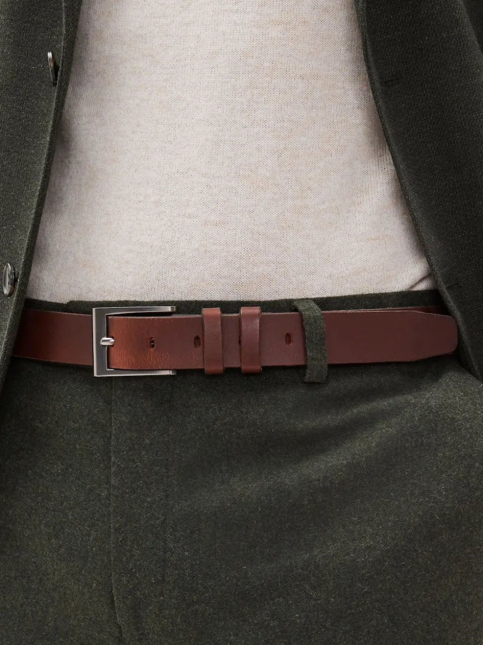 Brown Leather Belt