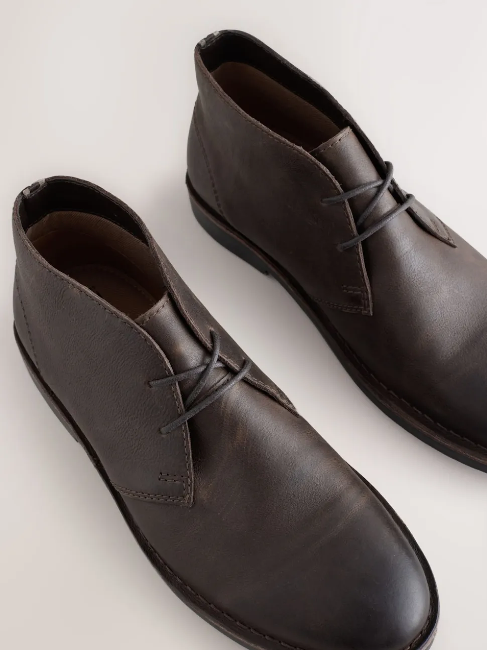 Brown Leather Desert Boots