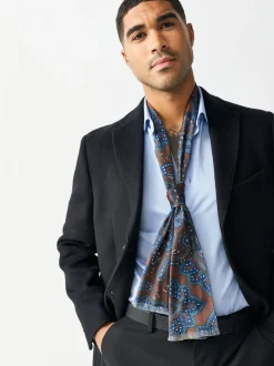 Brown Printed Scarf