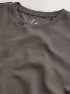Brown Regular Fit Smart Soft Touch Heavyweight T-Shirt