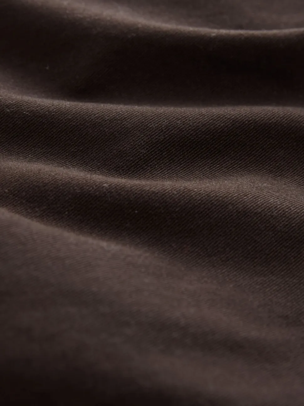 Brown Relaxed Tapered Fit Twin Pleated Stretch Chinos Trousers