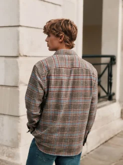 Brown Signature Long Sleeve Check Shirt