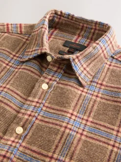 Brown Signature Long Sleeve Check Shirt
