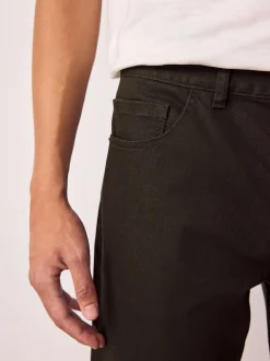 Brown Single Slim Fit Classic Stretch Jeans