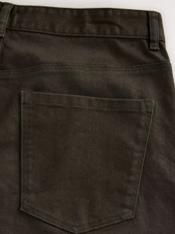 Brown Single Slim Fit Classic Stretch Jeans