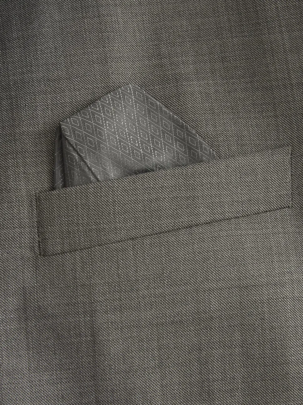Brown Slim Fit Signature Cerutti 100% Italian Wool Suit Jacket